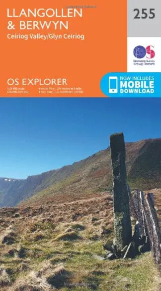 O.S. Explorer 255 Llangollen & Berwyn