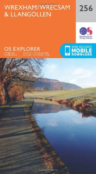 O.S. Explorer 256 Wrexham/Wrecsam & Llangollen