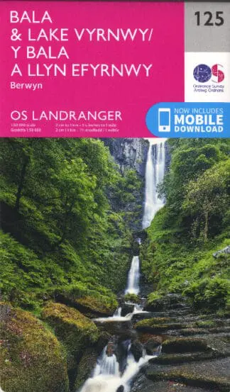 O.S. Landranger 125 Bala and Lake Vyrnwy, Berwyn /Y Bala a Llyn Efyrnwy, Berwyn