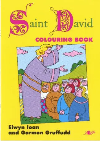 Welsh Heroes Colouring Book – Saint David