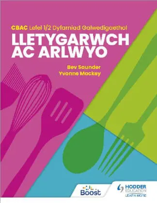 Lletygarwch ac Arlwyo CBAC Lefel 1/2 Dyfarniad Galwedigaethol