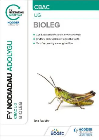 CBAC Bioleg UG: Fy Nodiadau Adolygu