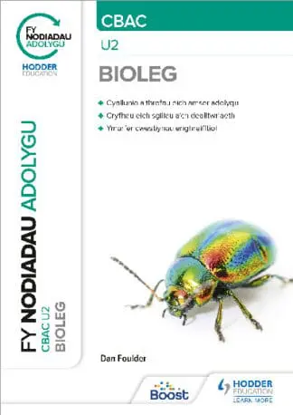 CBAC Bioleg U2: Fy Nodiadau Adolygu