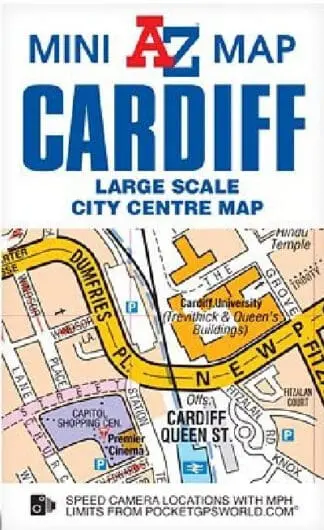 Mini A-Z Map: Cardiff