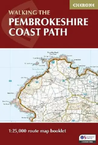Pembrokeshire Coast Path Map Booklet: 1:25,000 OS Route Mapping