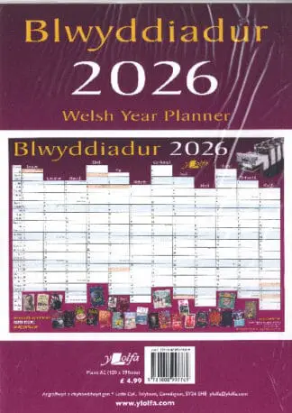 Blwyddiadur 2026 Welsh Year Planner
