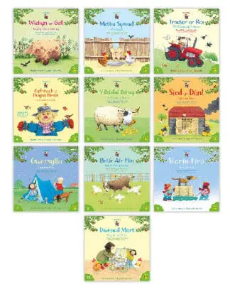 Cyfres Cae Berllan: Pecyn Dysgu Darllen gyda Cadi a Jac / Learning to Read Welsh with Cadi and Jac Pack