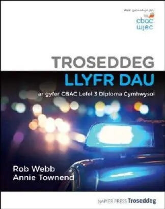 Troseddeg Llyfr Dau ar Gyfer Cbac Lefel 3 Tystysgrif a Diploma Cymhwysol