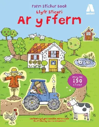 Llyfr Sticeri ar y Fferm/Farm Sticker Book