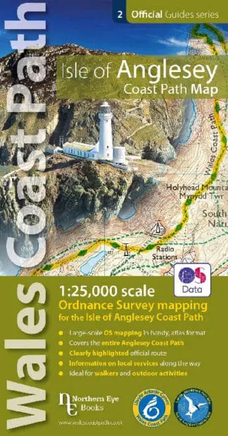 Official Guides Series – Wales Coast Path: Isle of Anglesey Coast Path Map