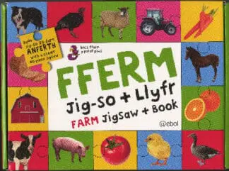 Fferm – Jig-So a Llyfr/Farm – Jigsaw and Book