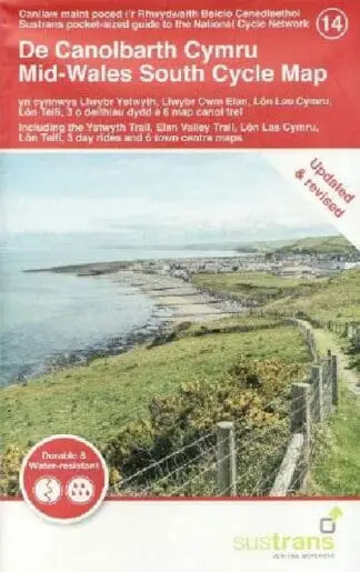 De Canolbarth Cymru / Mid Wales South Cycle Map