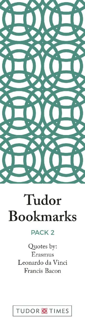 Tudor and Renaissance Quotes Bookmarks Pack 2